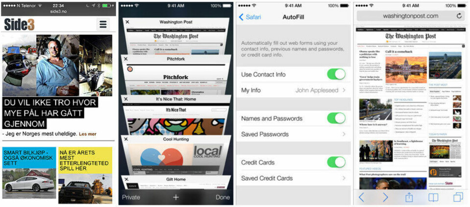 Nå er iOS 7 lansert i Norge