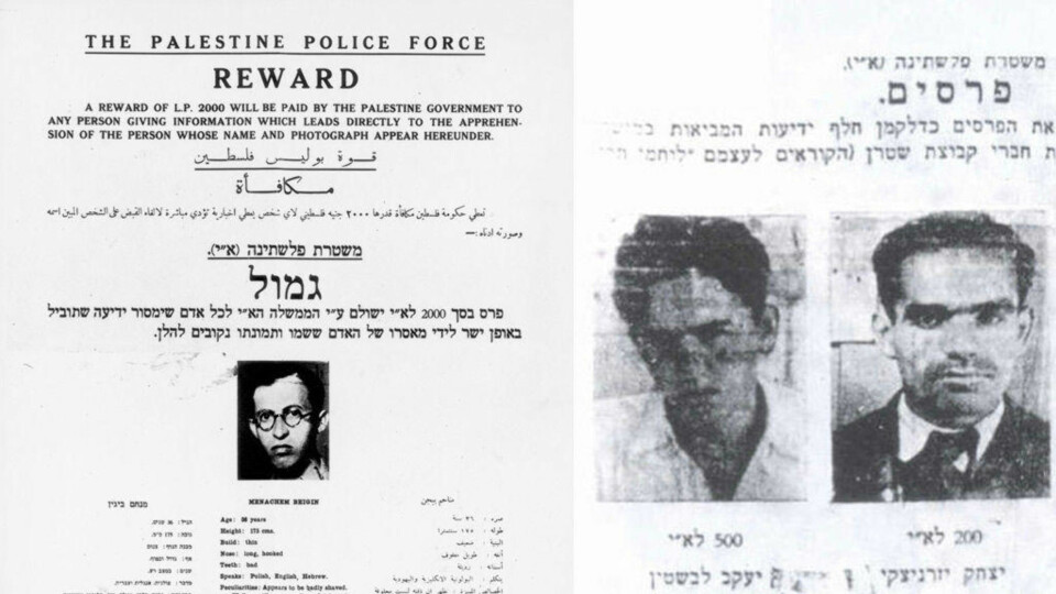 Terroristen som ble statsminister i Israel