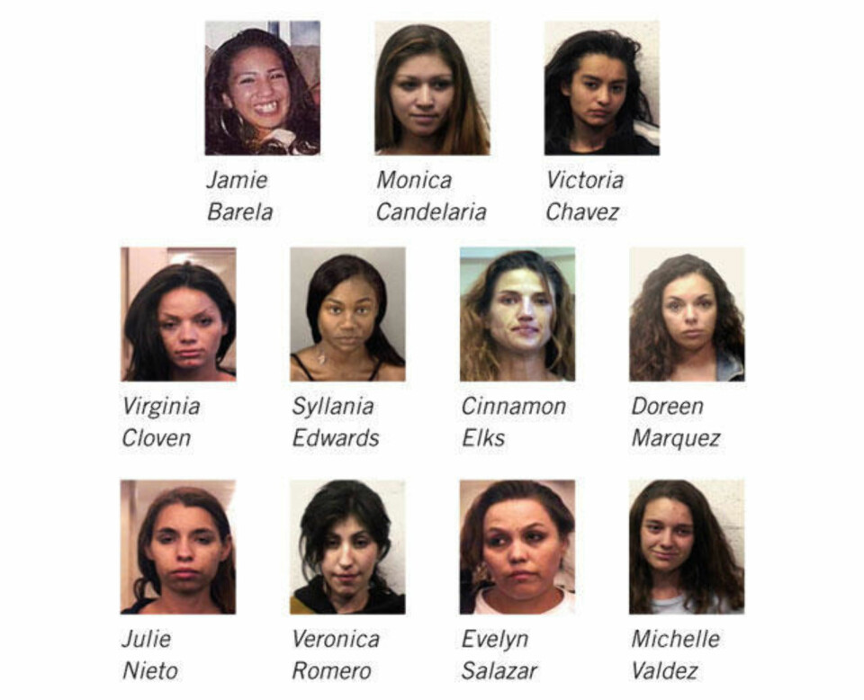 OFRENE: Politiet har frigitt bilder av alle ofrene i håp om at noen i New Mexico skal ha verdifull informasjon knyttet til drapene. Så langt har ingen blitt siktet.