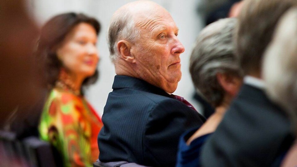 Kong Harald blant de fattigste