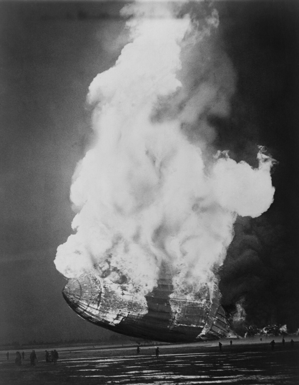 Hindenburg-katastrofen i 1937.