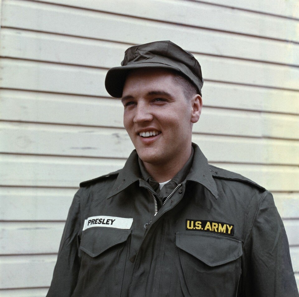 Elvis Presley i militære i 1958.