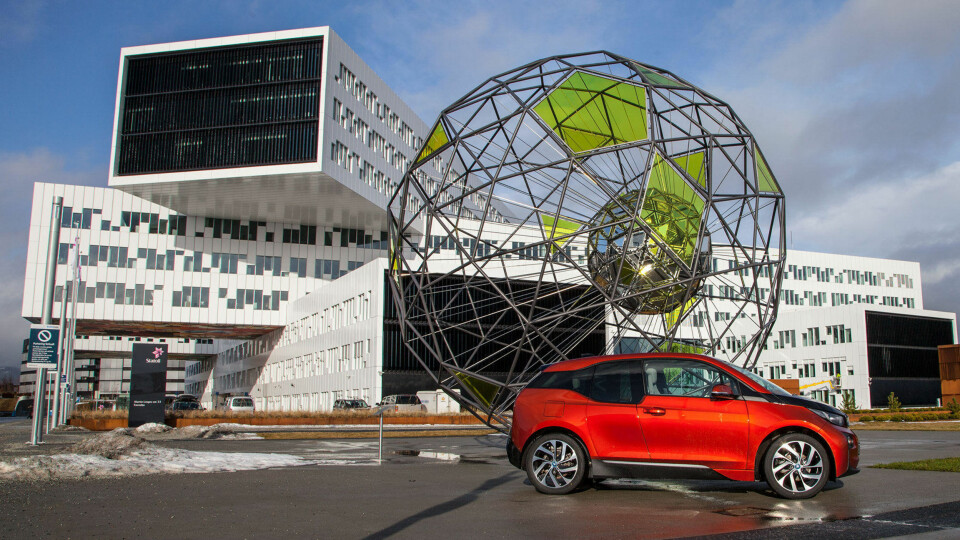 BMW i3 er på ingen måte avhengig av produktet Statoil er så kjent for.