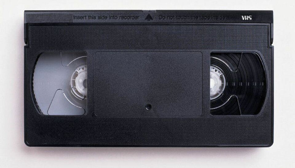 VHS: Viser du dette bildet til en tiåring, er det det godt mulig du blir møtt med et stort spørsmålstegn.