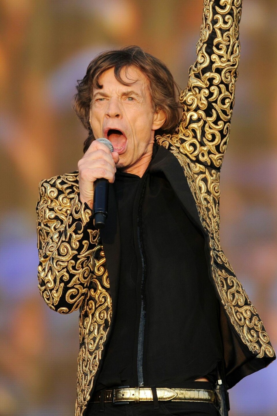 NO SATISFACTION: Da Mick Jagger var i tredveårene så han ikke for seg å synge «(I Can't Get No) Satisfaction» da han hadde fylt 45 år. Nå er rockeren 70 år og holder fortsatt koken i godt over to timer. Her fra en konsert i Hyde Park i 2013.