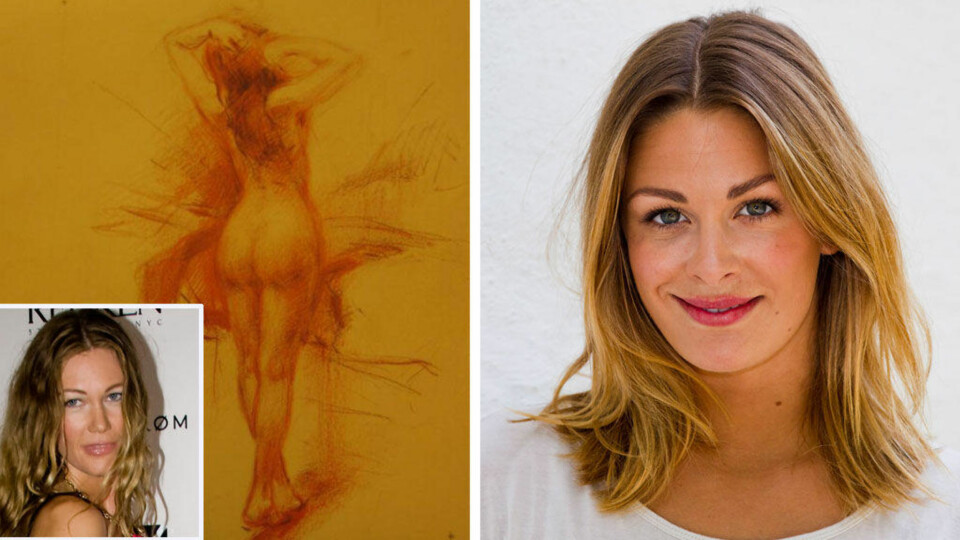 Tegnet Jenny naken