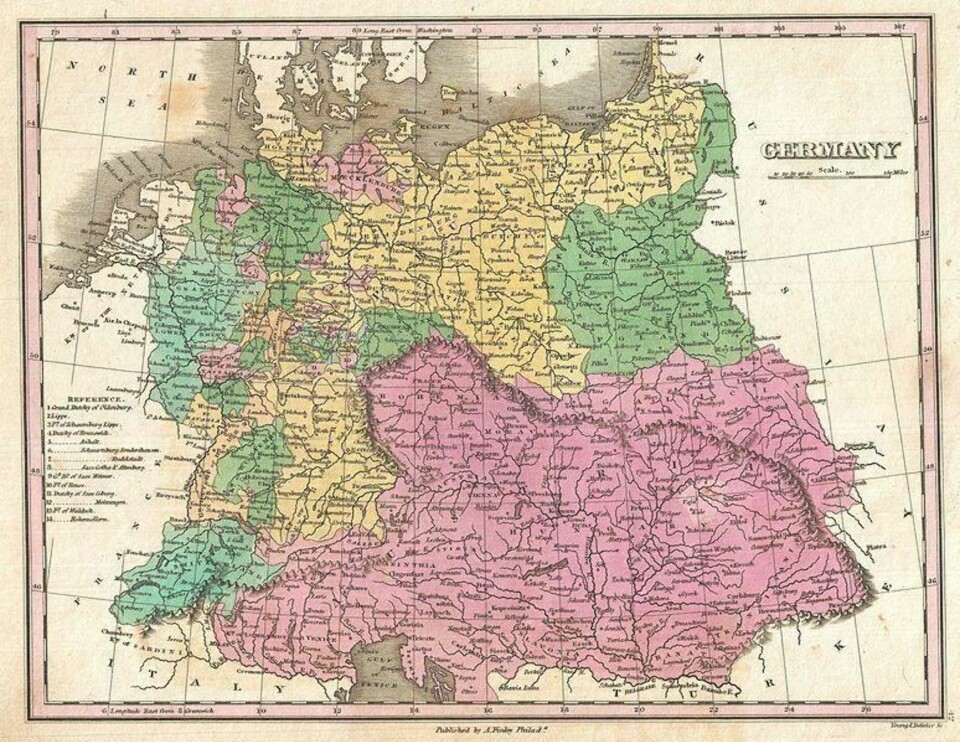 Tyskland var før 1871 flere småstater, hvor Preussen var den klart sterkeste. Det var også Preussen, med støtte av de andre statene, som kriget mot Østerrike og Frankrike.
