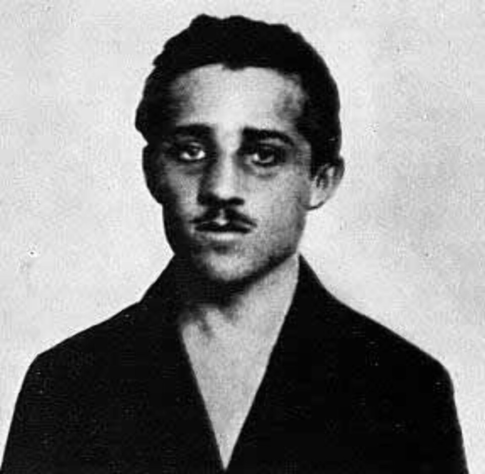 Gavrilo Princip, mannen som skjøt Franz Ferdinand.