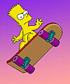 Барт симпсон скейт. Барт симпсон на скейте. Симпсон на скейтборде. Скейт симпсоны. Барт из симпсонов на скейте.