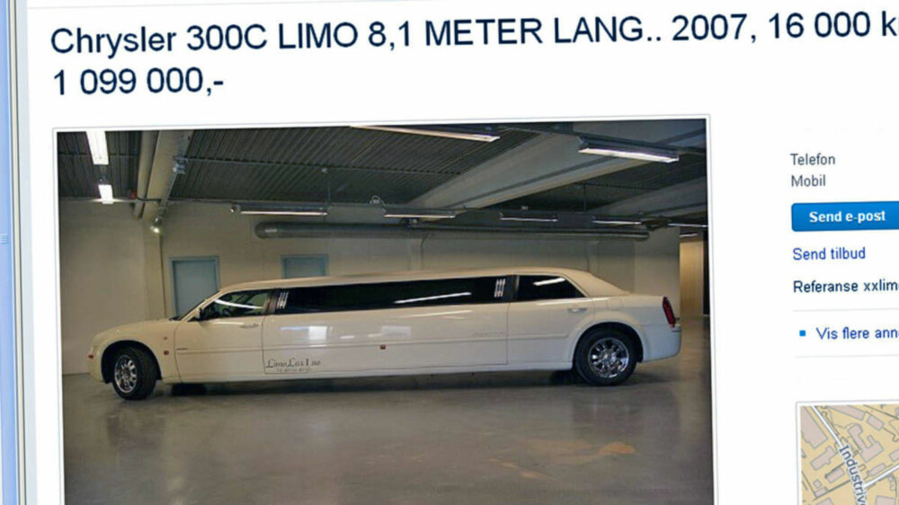 En av Norges mest spesielle limousiner er fortsatt til salgs. Nå har selger hakket av respektable 100.000 kroner av prislappen.