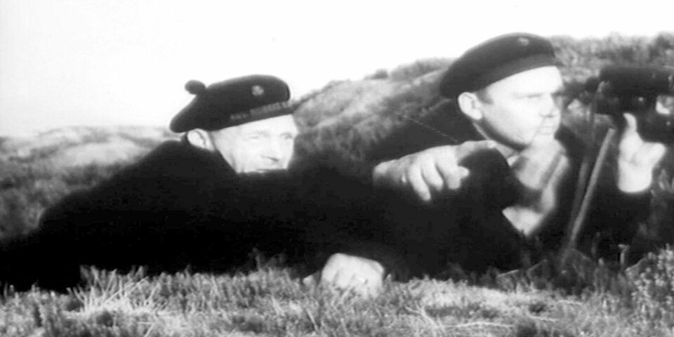 TRENING: Johannes Andersen fikk treningn i Skottland for å bli soldat i Kompani Linge.