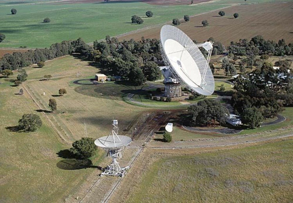PARKES: Det var her i Australia, at signalene først ble fanget opp.