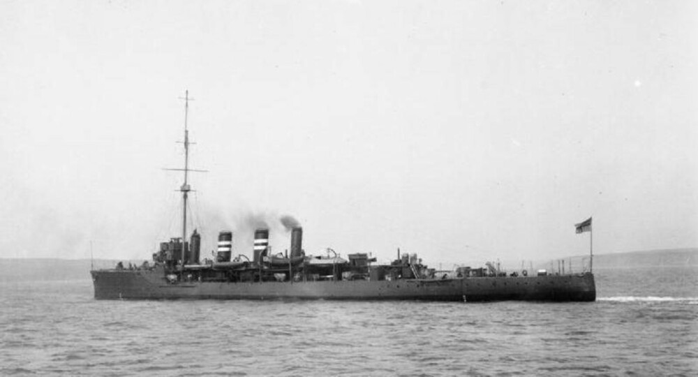 HMS Amphion i 1911