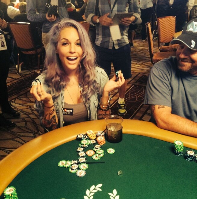TIL LAS VEGAS: Triana Iglesias skal i mai delta i verdensmesterskapet i poker.