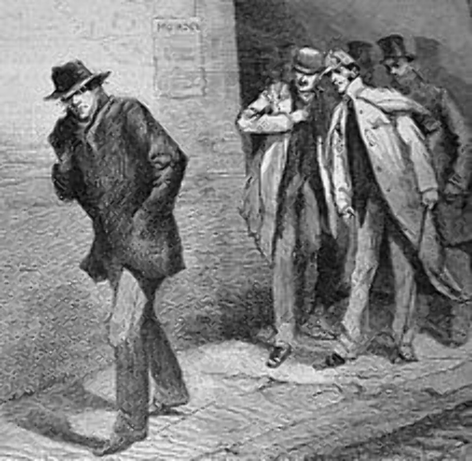 INGEN DØMT: Nå mener forretningsmannen Russel Edwards og Dr. Jari Louhelainen å ha identifisert morderen som Aaron Kosminski. En mann som også ble satt under overvåkning av politiet i 1888. Foto: Wikipedia.