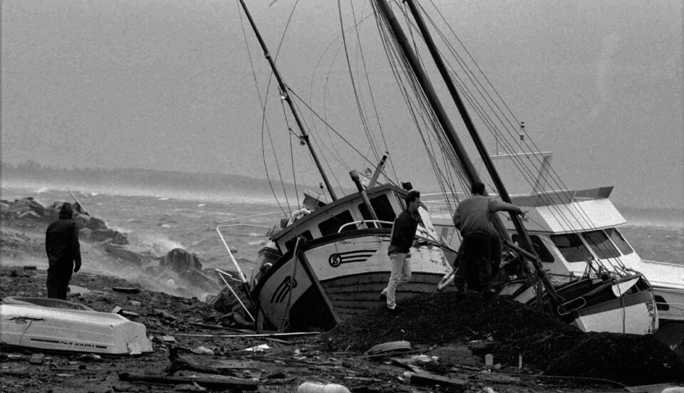 Den verste stormen i Norges historie