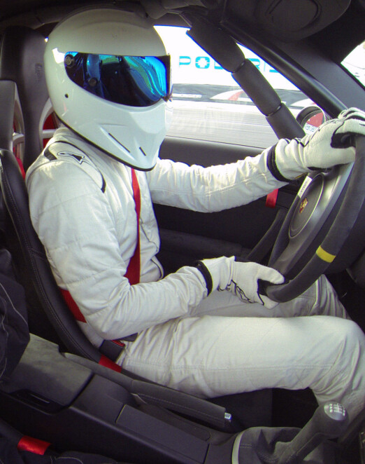 The Stig bak rattet i Porsche GT2 RS.