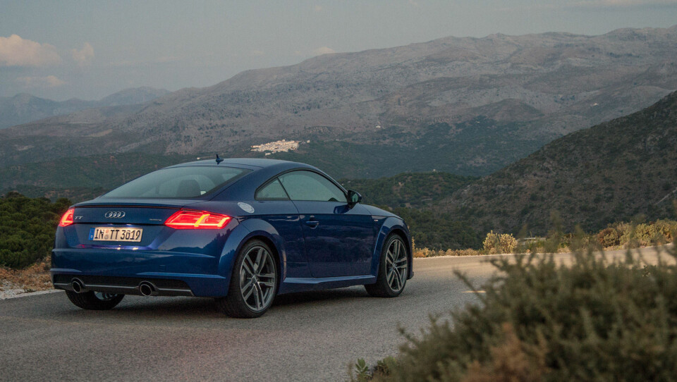 POTENT: Nye Audi TT har blitt skarpere i kantene, og blitt en mer sportslig doning.