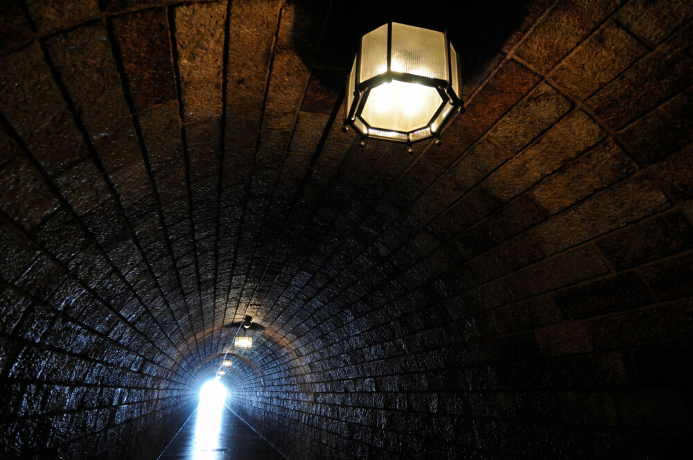 Nazi-tunnelen som leder til Ørneredet.
