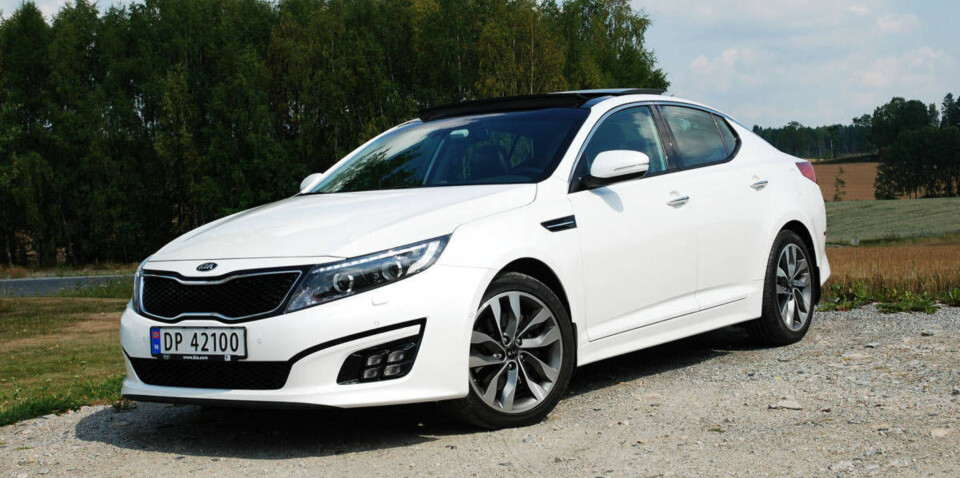 Optima er en av modellene som gjør det bra for Kia i USA. Tidligere i år kom den også til Norge for første gang.