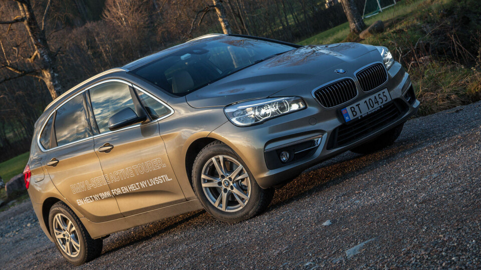 2-serie Active Tourer og X1 basert på samme plattform.