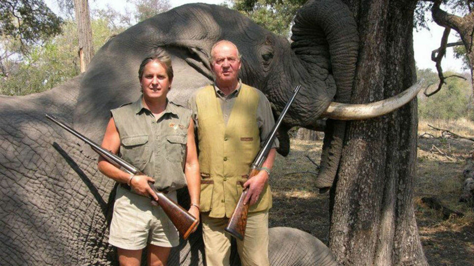 Kong Juan Carlos på sykehus