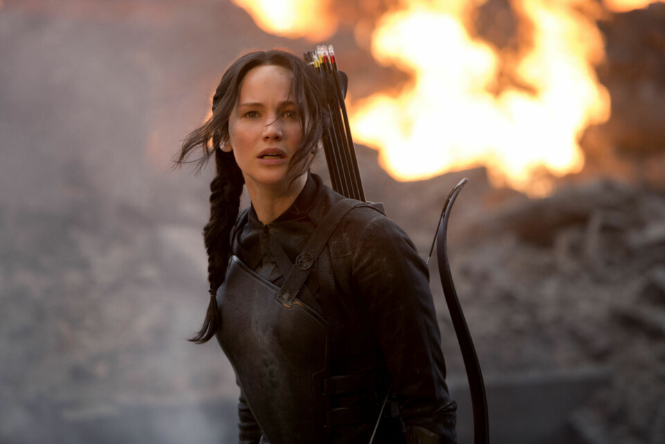 Jennifer Lawrence har hovedrollen i The Hunger Games-filmene.