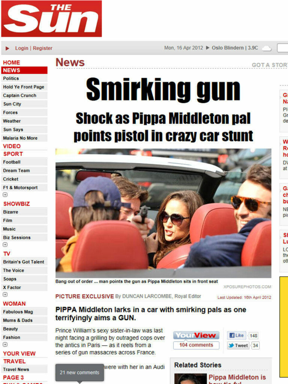 Er pistolen ekte?