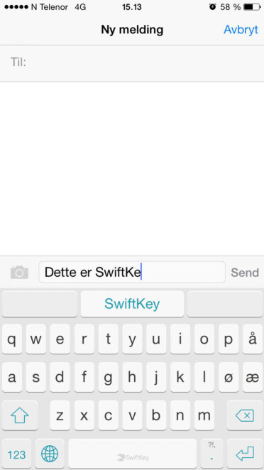SwiftKey er for øyeblikket vårt favorittastatur. God ordliste, gode ordforslag. Ryddig design