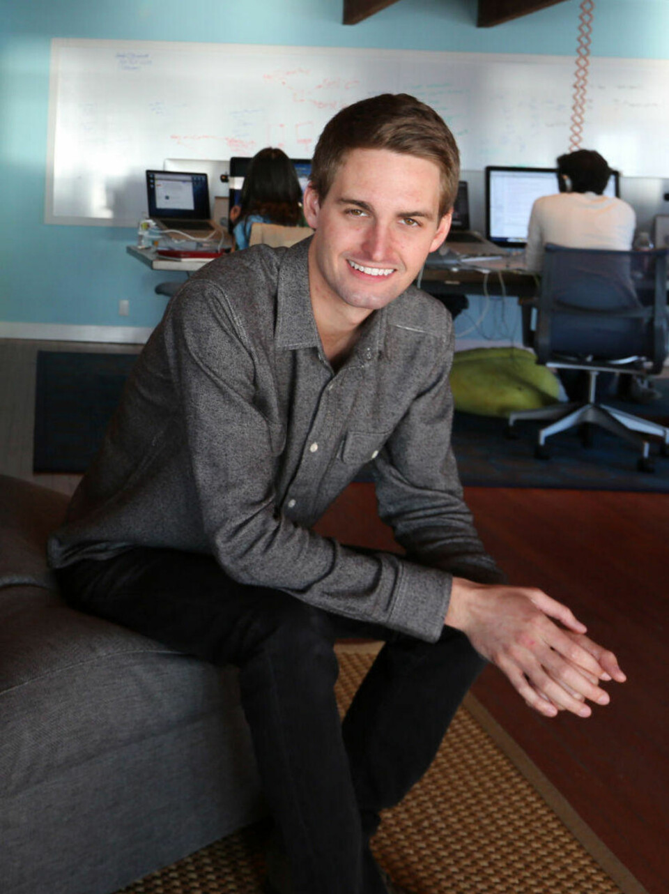 Snapchat-sjef Evan Spiegel.