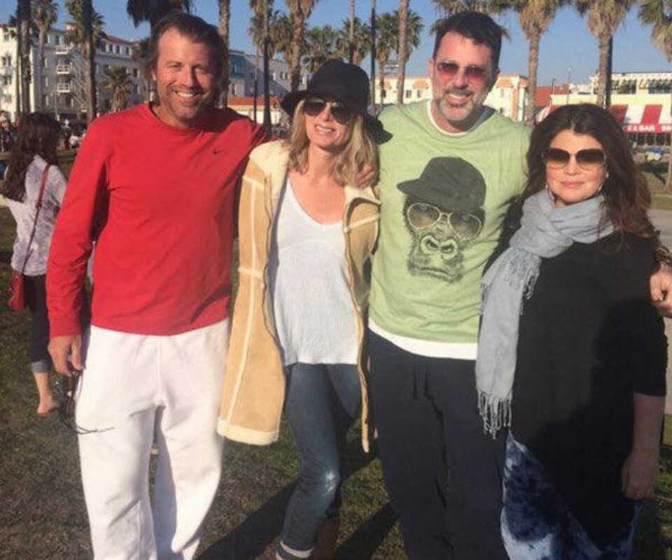 Yasmine Bleeth (lengst til høyre) anno 2014. Hun holder seg godt!