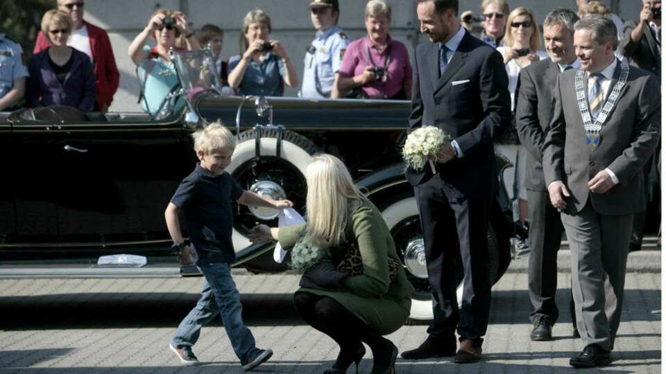 Så glad for å se mamma!