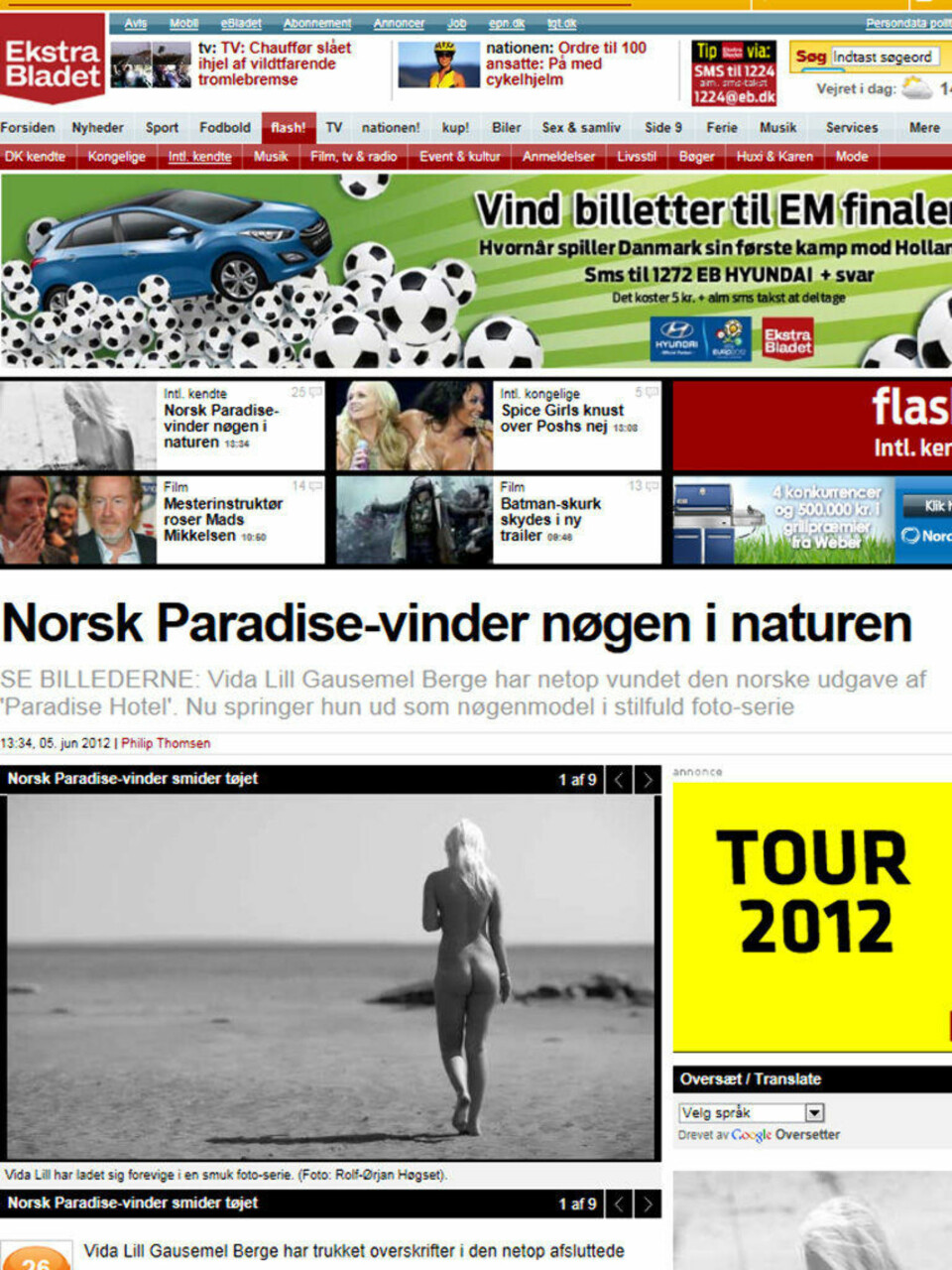Nå vil danskene ha naken«Paradise»-Vida