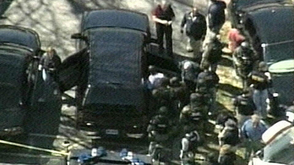 En gisseltaker blir arrestert av FBI i Atlanta.