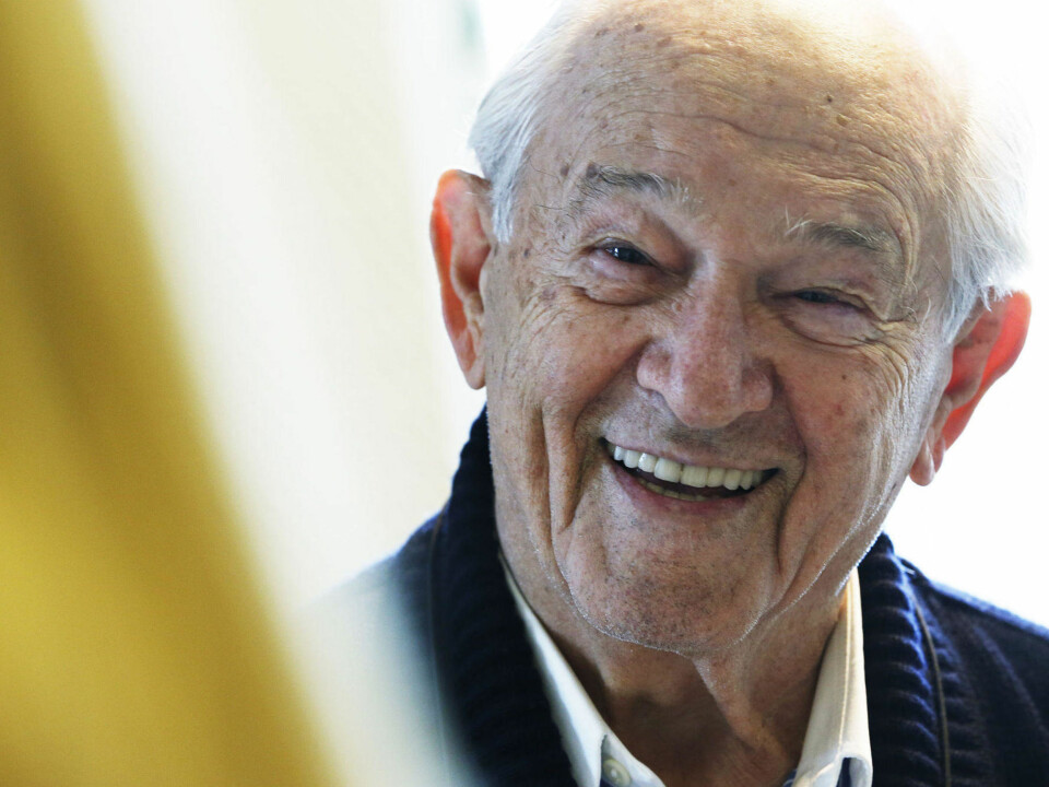 Herman Kahan (bildet) overlevde konsentrasjonsleiren i Auschwitz. Han er fetteren til Ervin Kohn, som er forstander i Det mosaiske trossamfund.
