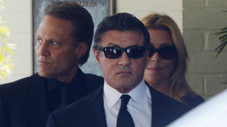 Sørgende Stallone begravde sønnen