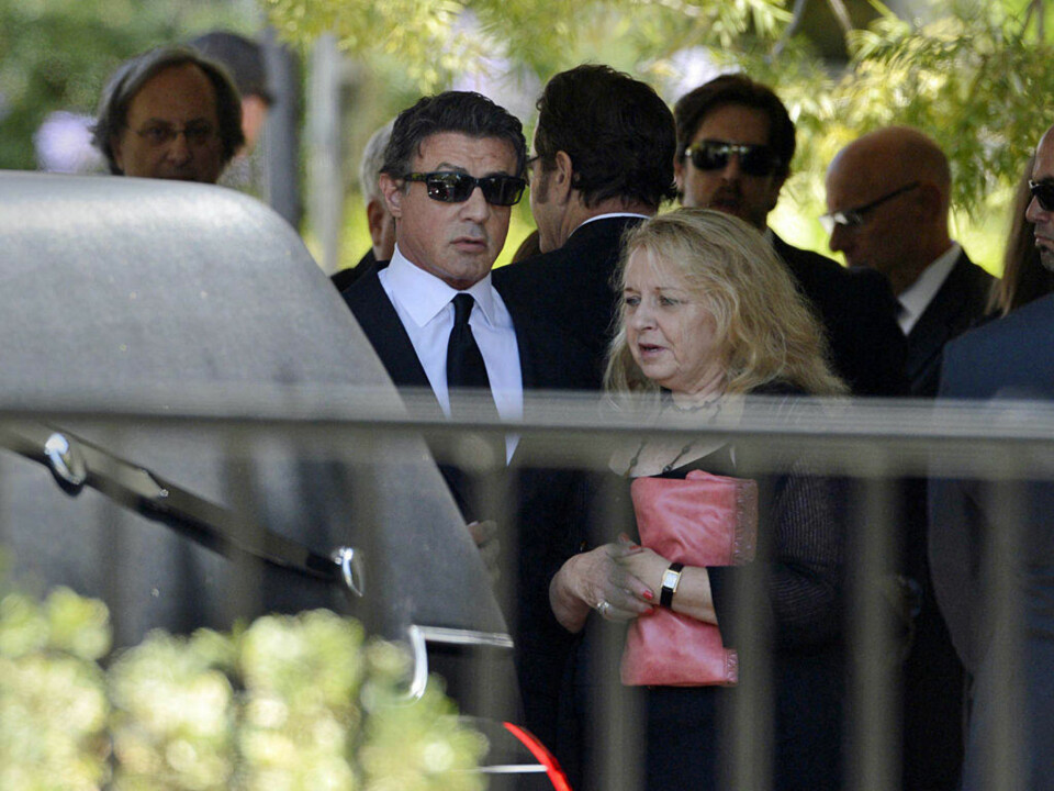 Sørgende Stallone begravde sønnen