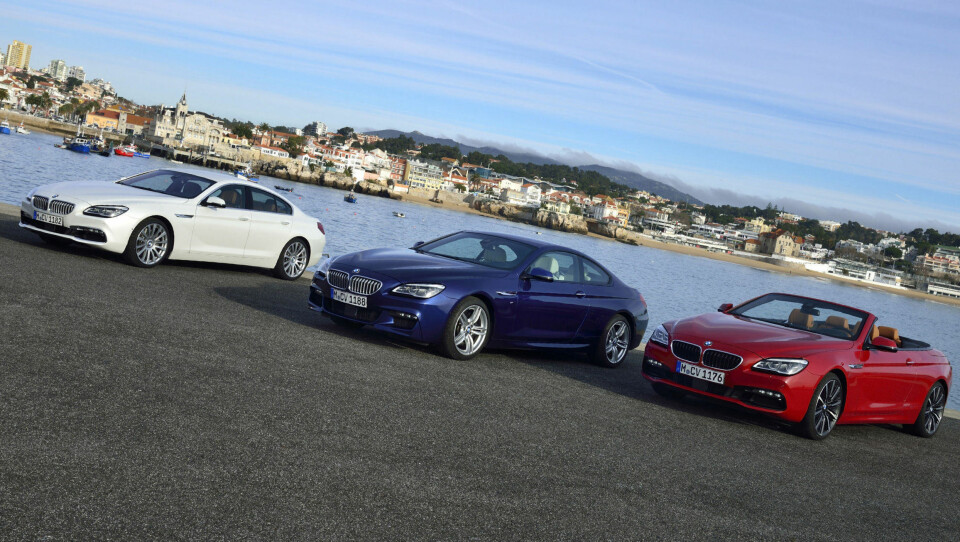 6-serien består av henholdsvis Grand Coupé, Coupé og Convertible.
