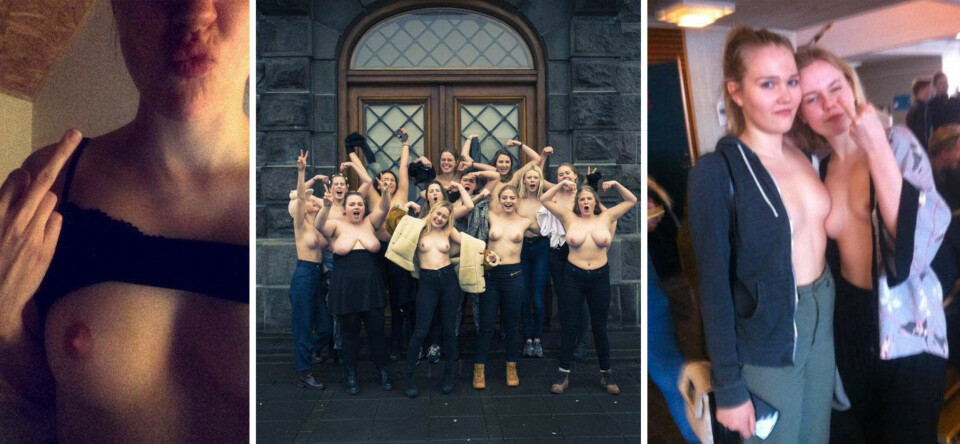FEILSLÅTT TROLLING: Hundrevis av kvinner kaster seg på #freethenipple-kampanjen etter at islandske Adda Smaradottir ble trollet på Twitter for å ha vist brystvorten sin.