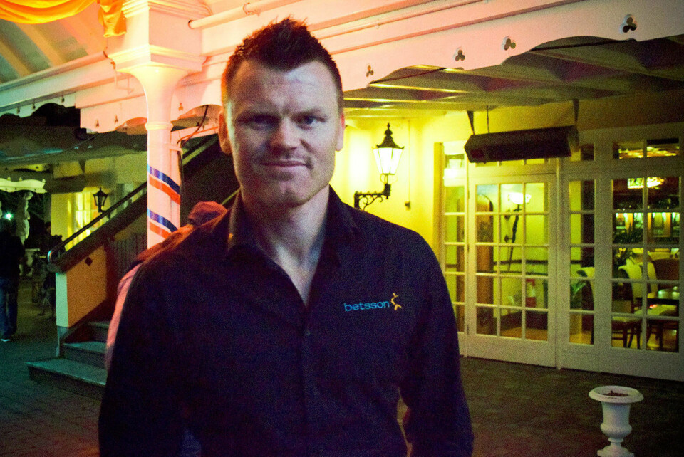 KLAR FOR NM: John Arne Riise er blant mange kjente fjes som har tatt turen til Dublin og norgesmesterskapet i poker.