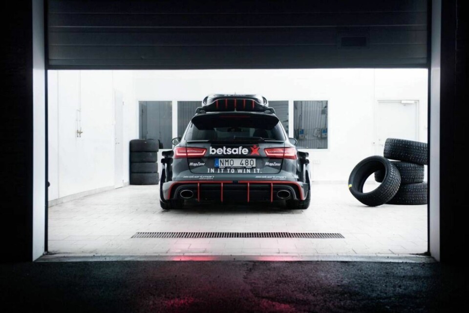 Olssons Audi er betydelig breddet.