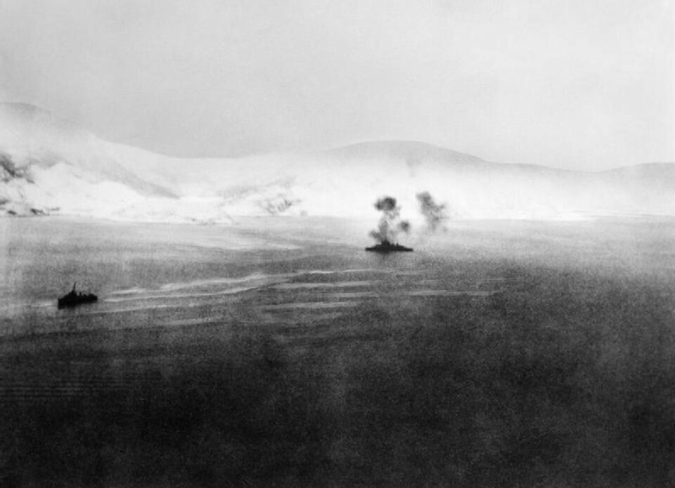 HMS Warspite under det andre sjøslaget ved Narvik