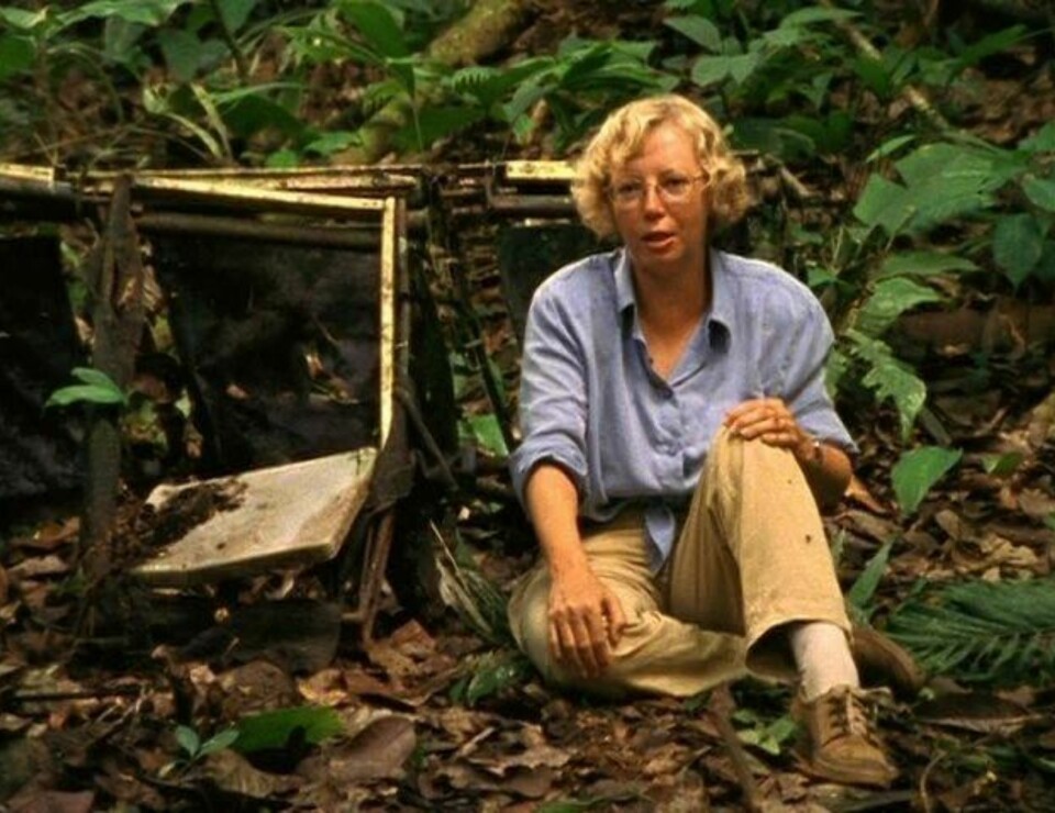 TILBAKE I JUNGELEN: Juliane Kopecke har mange ganger fortalt sin utrolige overlevelseshistorie. Er fra Werner Herzog dokumentaren 'Wings of Hope'.