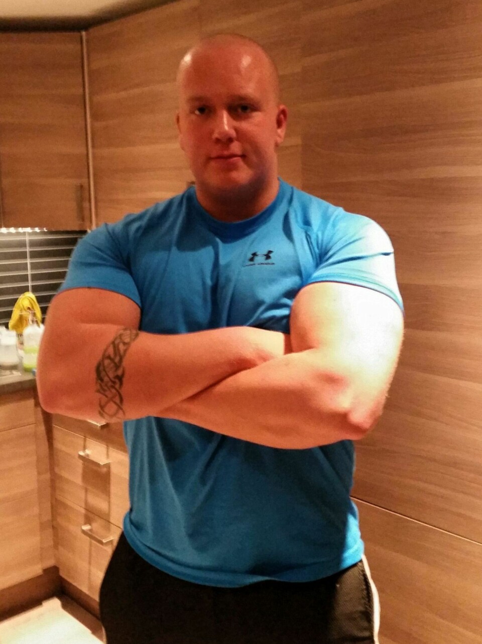 FATTER IKKE AT FOLK DOPER SEG: Knut Arne Risholm er en av Norges sterkeste menn. Han er bekymret for den stadig økende bruken av doping i treningsmiljøene.