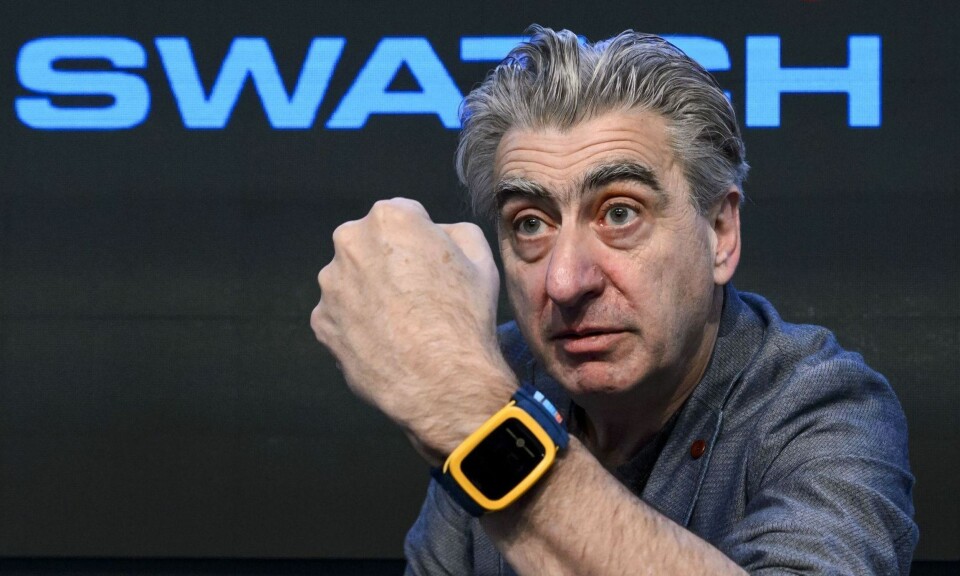 Swiss-sjef Nick Hayek viste frem selskapets Touch Zero One i fjor. Nå kan det tyde på at alt blir så mye bedre.