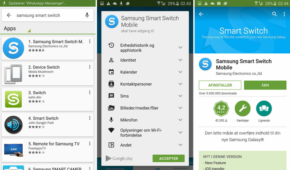 Slik bytter du fra iPhone til Android