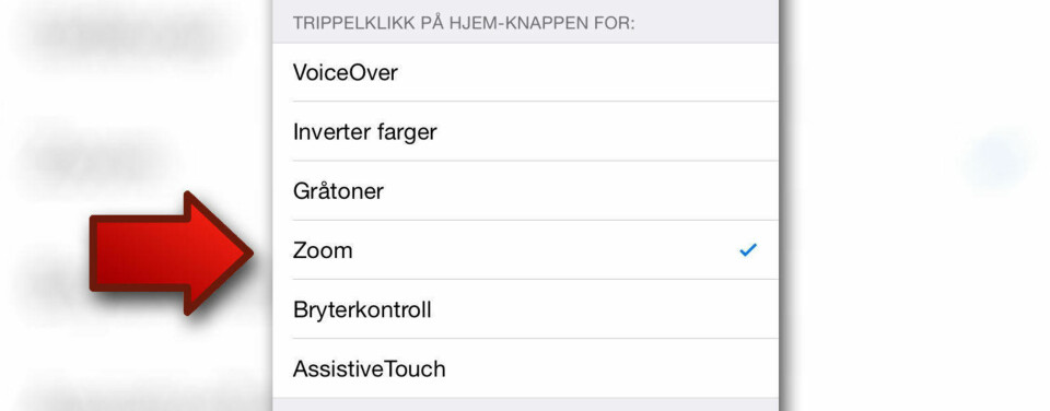 Slik aktiverer du 'trippelklikk' på iPhone