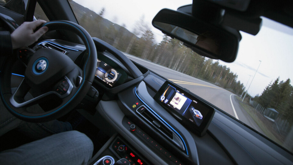 Test av BMW i8 med laserlys