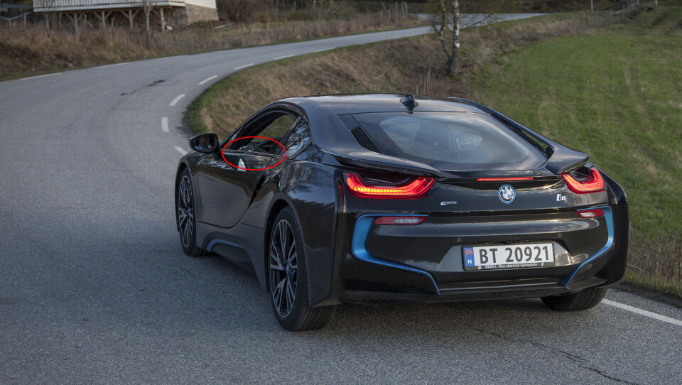 Test av BMW i8 med laserlys