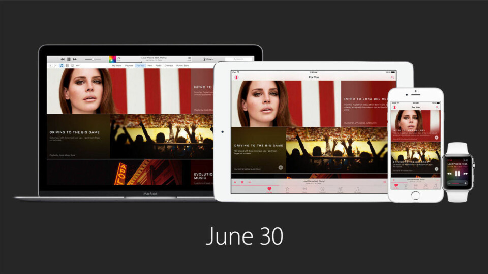 APPLE MUSIC TIL NORGE: Norge er mest sannsynlig blant de hundre landene Apple Music skal lanseres i den 30. juni 2015.